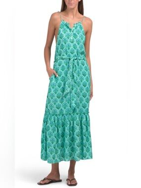 celina moon maxi dress Short Sleeve Floral With Belt VinNews Recommendations Smocked Back Waist Celina Moon Be You